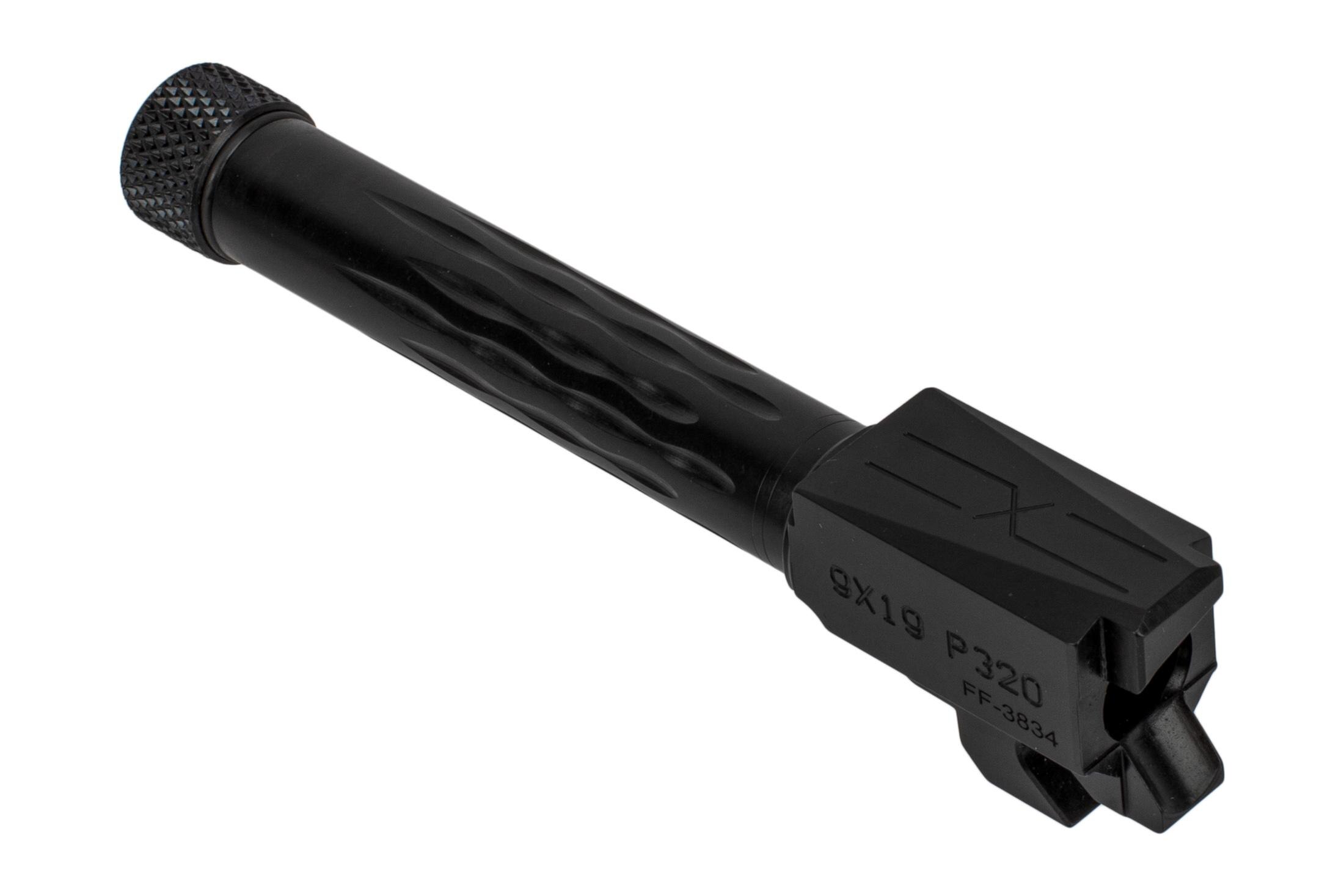 Faxon Firearms SIG P320 Compact Flame Fluted Threaded Barrel Black Nitride 320B910NCLOQT